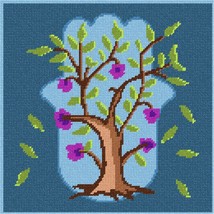 Pepita Needlepoint kit: Hamsa Tree of Life, 10&quot; x 10&quot; - £61.69 GBP+