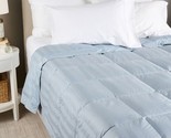 Northern Nights Dobby Stripe Cotton 650FP Down Blanket - King in Blue  O... - $184.29
