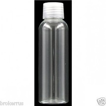 PLASTIC round Shatterproof BOTTLE Clear Airtight Cap Storage 3 oz .4 cup... - $302.40 MXN