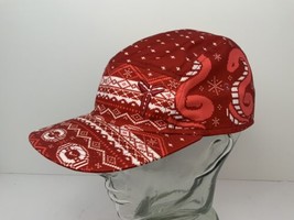 Nike Kobe Mamba Hat 5 Panel Cap IX Christmas Red &amp; White AW84 NWOT - £85.03 GBP