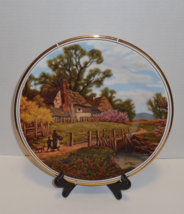 The Cottage by the Stream By Erich Kruger Collector Plate Edwardian Fine China - £18.88 GBP