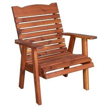 Straightback Chair - Red Cedar Amish Outdoor Furniture - £293.33 GBP