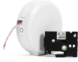 White Memoqueen P3100 Bluetooth Portable Wireless Laminated Label Maker ... - $41.96
