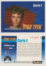 RARE 1993 TOS Star Trek VHS EXC SkyBox Card #8 ~ Charlie X / Season 1 Episode 8 - £20.15 GBP