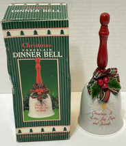 Vintage Giftco Christmas is Love Joy Peace and Friends Porcelain Dinner Bell  - £7.69 GBP