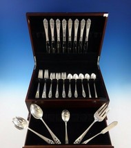 Queen's Lace by International Sterling Silver Flatware Set Dinner Service 45 Pcs - £2,332.39 GBP