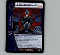 VS System Trading Card 2006 Upper Deck Children Of The Night Marvel - £1.94 GBP