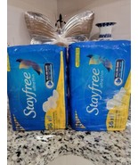 Lot of 2 Stayfree Ultra Thin Regular with Wings 36 Pads Package Wear - $79.87 CAD