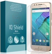 IQ Shield Matte Screen Protector Motorola Moto E4  Anti-Glare Anti-Bubble Film - $7.99