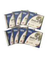 (8) Office Depot DVD+R Blank Disc 16x 4.7GB data/120 min video w/ (8) Ca... - $130.58 MXN