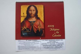 Calendar - Religious Art 2009 - £5.24 GBP