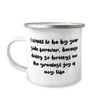 Funny Wife Gifts, I want to be by your side forever, because doing so brings me  - £15.62 GBP