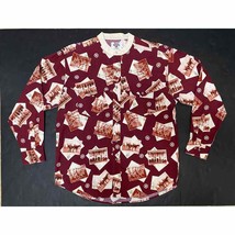 Wrangler Texas Ranger Men&#39;s Multi Colored Graphic Long Sleeve Western Ba... - $28.98