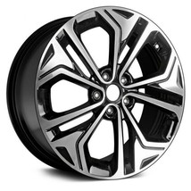 Wheel For 2019 Hyundai Santa Fe 19x7.5 Alloy 10 Spiral Spoke Black and Machined - £291.26 GBP