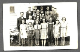 RPPC 1930s Depression Era School Class Picture Postcard Upstate South Carolina - £15.81 GBP