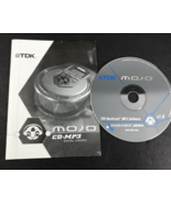 TDK Mojo CD-MP3 PORTABLE CD PLAYER Digital Jukebox MANUAL &amp; SOFTWARE ONLY - €5,90 EUR