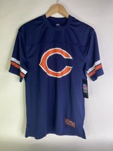 Chicago Bears NFL Ultra Game Mens Size S Blue Short Sleeve Logo Mesh Shirt - £24.70 GBP