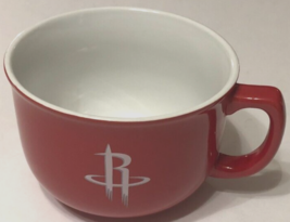 Houston Rockets Ceramic Stoneware Nba Boelter Brands 2018 Soup Cup Mug 5 1/2&quot; - £12.77 GBP