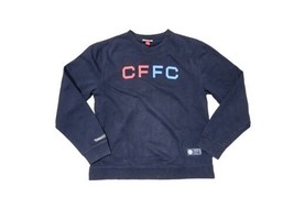 Mitchell &amp; Ness MLS Chicago Fire FC Unisex XL Blue Crewneck Sweatshirt  - £22.53 GBP