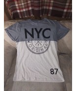 Aeropostale Men M T Shirt NYC Original 87 100% Cotton Applique 100% Poly... - £14.06 GBP