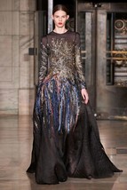 Oscar De La Renta Fall 2020 RUNWAY Fireworks Fil Coup Dress Size 14 Retail $6990 - £1,946.22 GBP