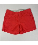 J.Crew Chino Broken-In Womens Shorts Size 0 Light Red - $25.97 CAD