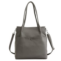 Zency Leather New Winter Bucket  Bag Large Capacity Shopper Women  Casual Handba - £133.37 GBP