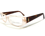 Ralph Lauren Eyeglasses Frames RL6046 5218 Clear Pink Tortoise Logos 55-... - $65.23