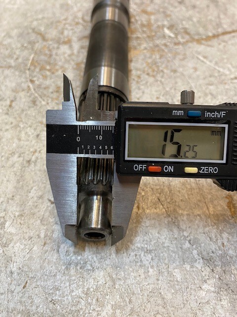 Driveshaft 15-3/4" Long 28-Spline 31mm End 23-Spline 15mm End 38mm Shaft Item image 6