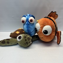 Disney Parks Finding Nemo Movie -Dori, Crush&amp; Talking Nemo Plush Lot - $24.74