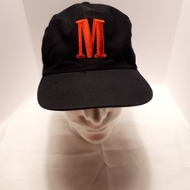 Marlboro Vintage Black Hat with Embroidered Red &quot;M&quot; and Marlboro Logo, a... - £19.51 GBP