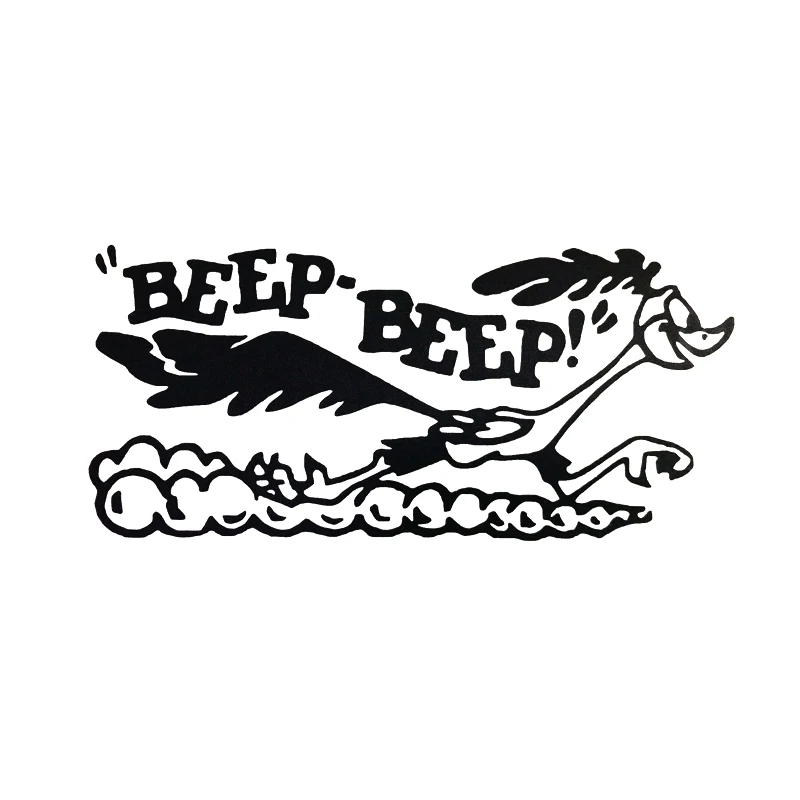 17*7.7cm Road Runner Sticker  Old Fast Car Truck Laptop Vinyl Accessorie... - $42.95