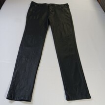 AA Apperloth Women's Faux Leather Pants Skinny Black Pants Size XL (32×28.5) image 8