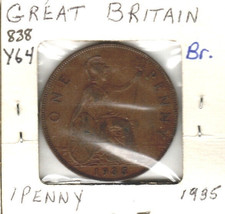 Great Britain 1 Penny, 1935, Bronze, KM64 - £0.78 GBP