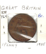 Great Britain 1 Penny, 1935, Bronze, KM64 - $18.53 MXN