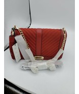 Rebecca Minkoff Love Crossbody Felt W/Tassel Gold/Deep Red - £131.28 GBP