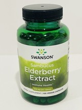 Swanson - Sambucus Elderberry Extract - 575 mg - 120 Veg Caps - Exp 08/2025 - $13.76