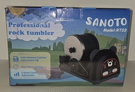 Sanoto Professional Rock Tumbler, Model RT03 - Last Memory, Auto Timer, ... - $27.95