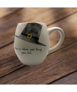 Rae Dunn Home Is Where You Hang Your Hat Coffee Mug 18 oz - £11.63 GBP