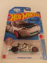 Hot Wheels 2022 #119 White 91 Mazda MX-5 Miata HW J-Imports Series 04/10 MOC - £7.47 GBP