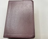 The Holy Bible The New And Old testaments + Book Of Mormon 1979 Leather - $17.81