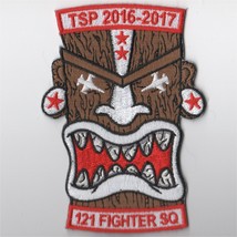 4&quot; USAF AIR FORCE 121FS TSP 2016-2017 EMBROIDERED JACKET PATCH - £27.51 GBP