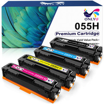 4Pk Toner Compatible For Canon 055H W/Chip Imageclass Mf741Cdw Mf743Cdw ... - £70.78 GBP