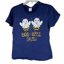 Boo Bees Crew Funny Nurse Ghost Halloween T-Shirt Blue Sz. L - $9.90