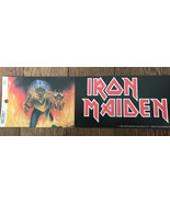 Iron Maiden Bumper Sticker NEW Original 1982 11&quot;x31/2&quot; COOL - £10.59 GBP