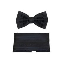 Men's Fancy Bow Tie/Hankie Set By J.Valintin Soft Microfiber Silky JVBT-... - $17.50