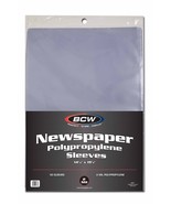 20 packs of 50 (1000) BCW 14 ⅛&quot; x 19 ⅛&quot; Newspaper Sleeves - €189,91 EUR