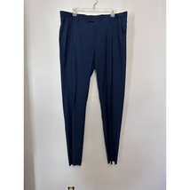 Soul Of London Mens Dress Pants Blue Stretch Flat Front Zip 39 Unfinished New - £34.04 GBP
