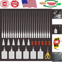 300PCS Professional Glue Micro-Tips Plus Bottles - Perfect for DIY Craft... - $30.43 CAD