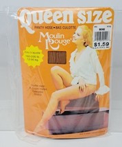 Lamour Hosiery Moulin Rouge Queen Size Panty Hose Beige VTG NOS New Canada Made - $8.22